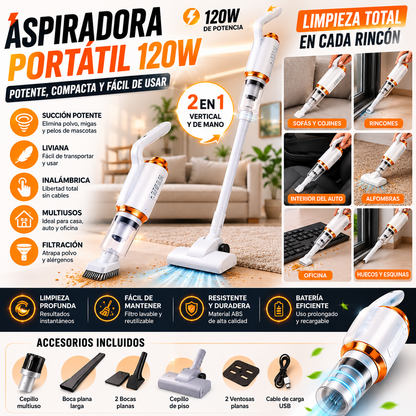 FLEXVAC™ | LIMPIA TODA TU CASA SIN CABLES, PESO NI COMPLICACIONES