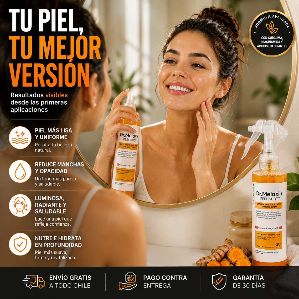 DR. MELAXIN 200ML | DESPÍDETE DE LAS MANCHAS, DALE LA BIENVENIDA A TU MEJOR VERSIÓN