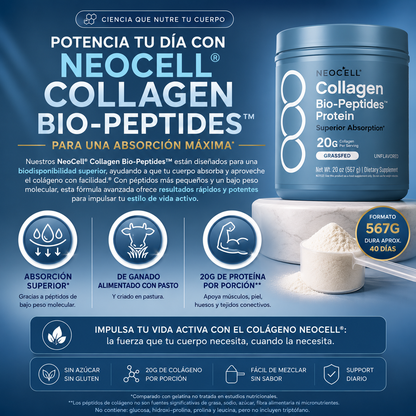 NEOCELL COLLAGEN BIO-PEPTIDES™ 567G | TU MEJOR VERSION PARA SIEMPRE