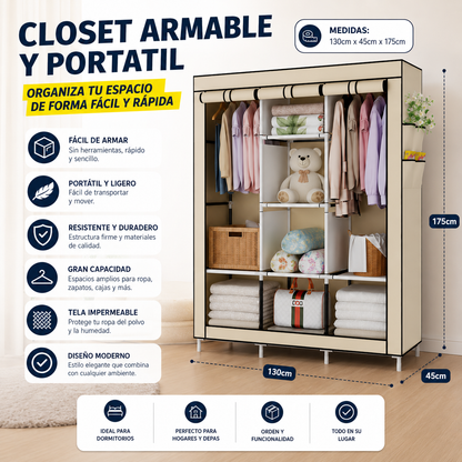 SpaceCloset Pro™ | El desorden está robando el espacio de tu habitación
