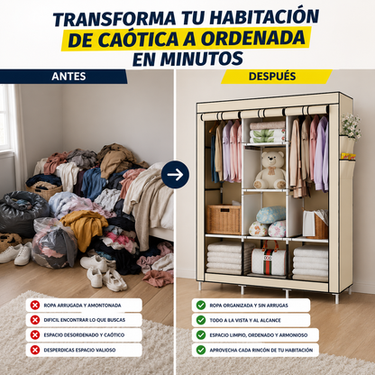 SpaceCloset Pro™ | El desorden está robando el espacio de tu habitación