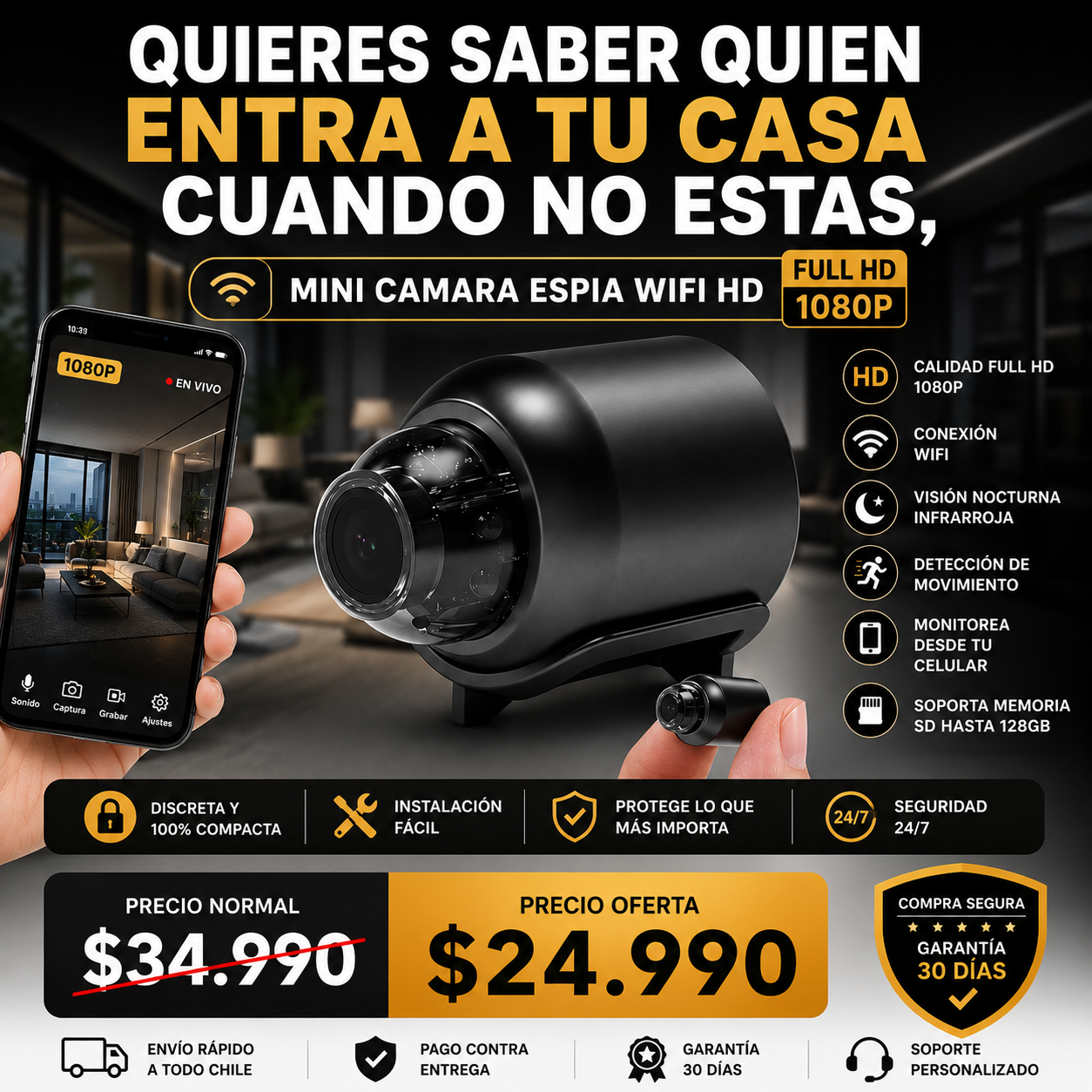 SafeVision™ | LA TRANQUILIDAD NO TIENE PRECIO. SABER LO QUE OCURRE EN TU HOGAR SÍ TIENE SOLUCIÓN.