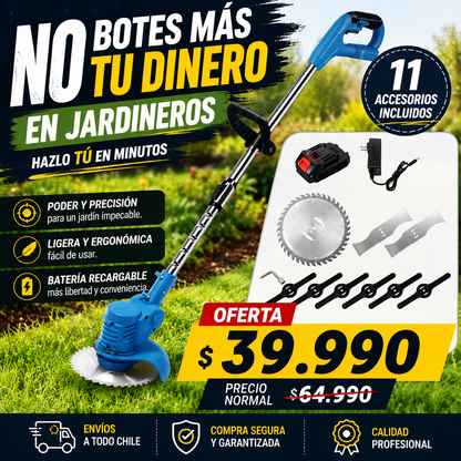 TrimMaster X™ | Haz que tu jardín se vea hermoso en menos de 10 minutos.