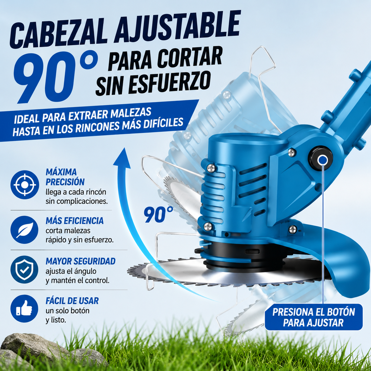 TrimMaster X™ | Haz que tu jardín se vea hermoso en menos de 10 minutos.