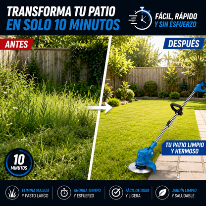 TrimMaster X™ | Haz que tu jardín se vea hermoso en menos de 10 minutos.