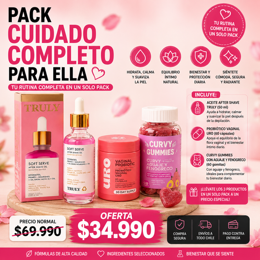 MEGA PACK FEMENINO | DATE EL CUIDADO Y AMOR QUE MERECES