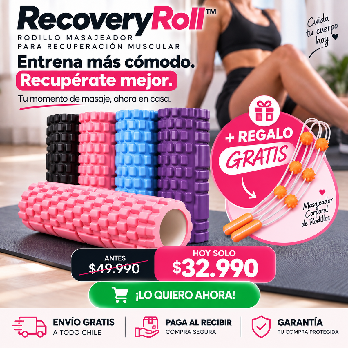 RecoveryRoll™ | Entrena más cómodo. Recupérate mejor