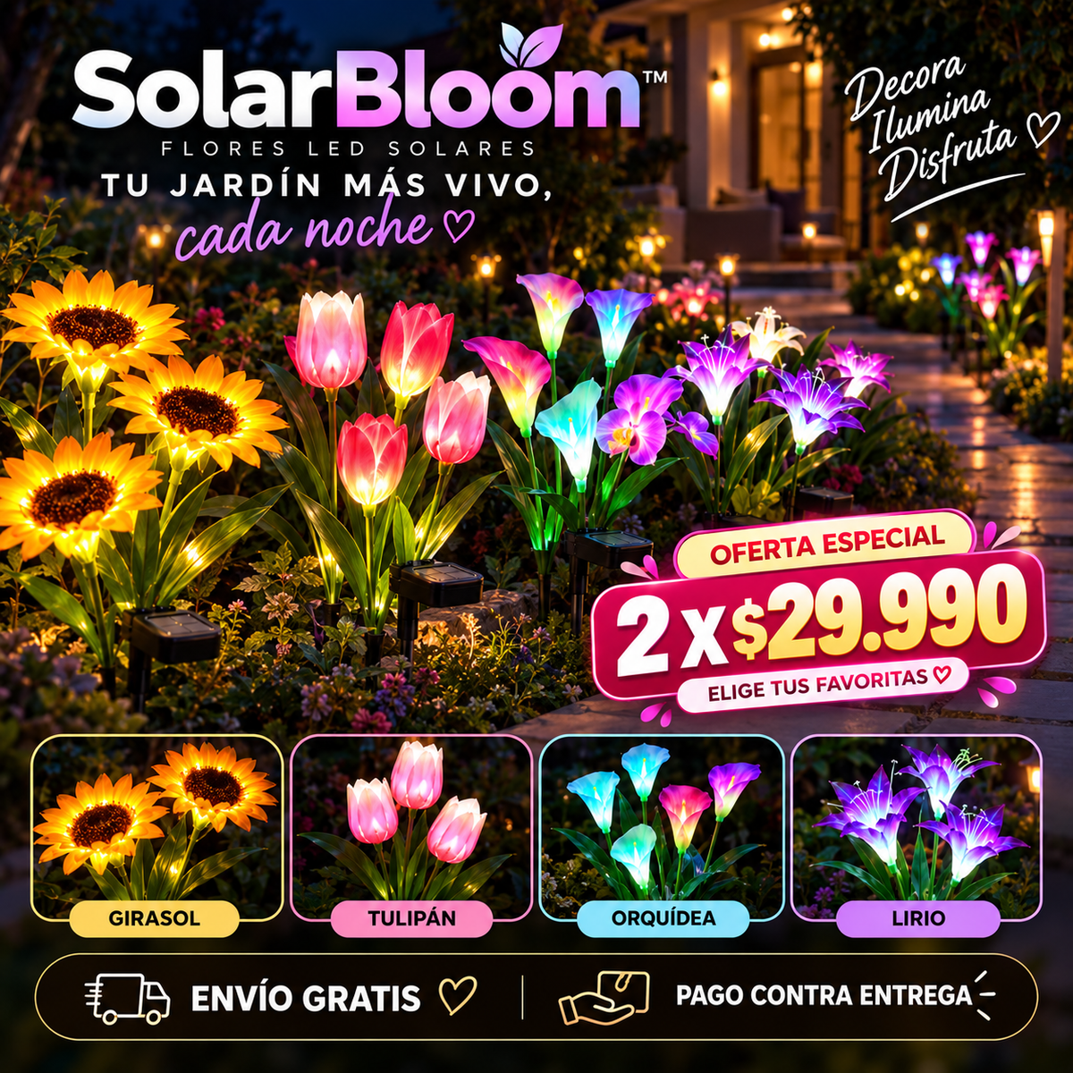 SolarBloom™ | Tecnología Solar que da vida a tus espacios