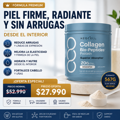 NEOCELL COLLAGEN BIO-PEPTIDES™ 567G | TU MEJOR VERSION PARA SIEMPRE