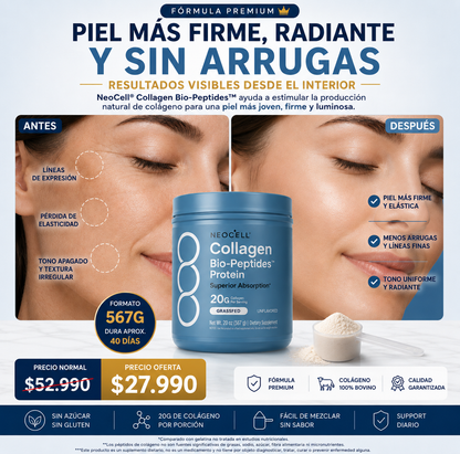 NEOCELL COLLAGEN BIO-PEPTIDES™ 567G | TU MEJOR VERSION PARA SIEMPRE