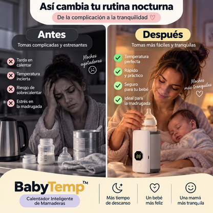 BabyTemp™ | Haz las tomas nocturnas mucho más fáciles.