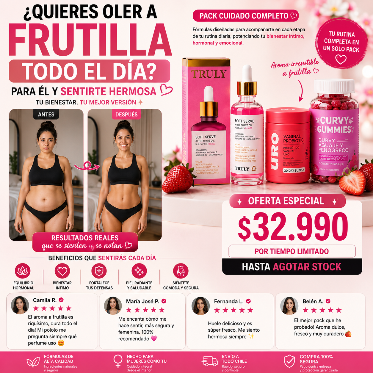 MEGA PACK FEMENINO | DATE EL CUIDADO Y AMOR QUE MERECES