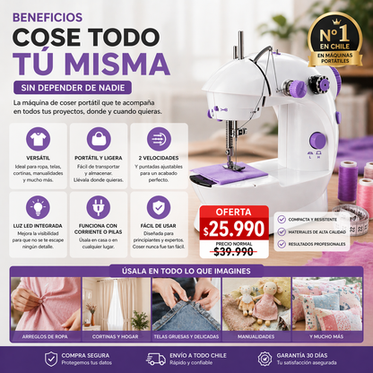 SewiTech™ Mini – Olvídate de las costureras, cose desde casa