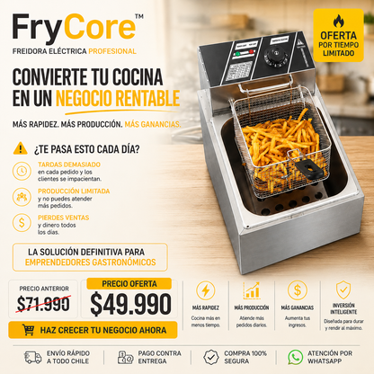FryCore™ Convierte tu cocina en un negocio rentable