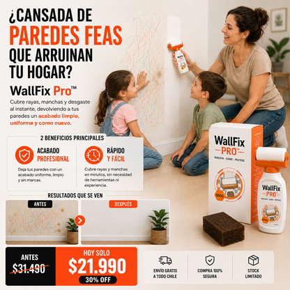 WallFix Pro™ ¡Paredes como nuevas en minutos!