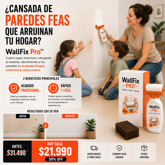 WallFix Pro™ ¡Paredes como nuevas en minutos!