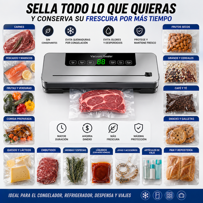VACUMAX™ | NO PIERDAS MAS DINERO EN ALIMENTOS + 10 BOLSAS DE REGALO