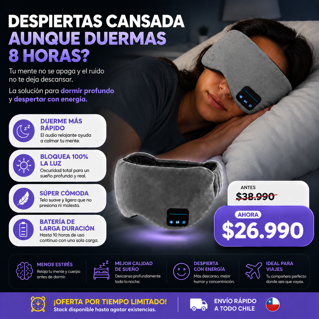 DreamWave™ | DUERMES… PERO DESPIERTAS AGOTADA