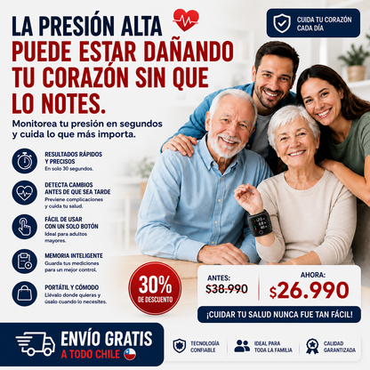 cardiowatch™  Evita esperar a sentirte mal para controlar tu presión