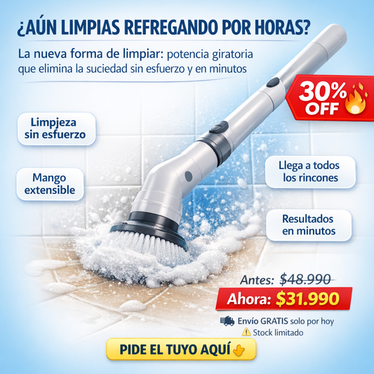 HydroScrub™ Cepillo Limpiador Eléctrico 7 En 1