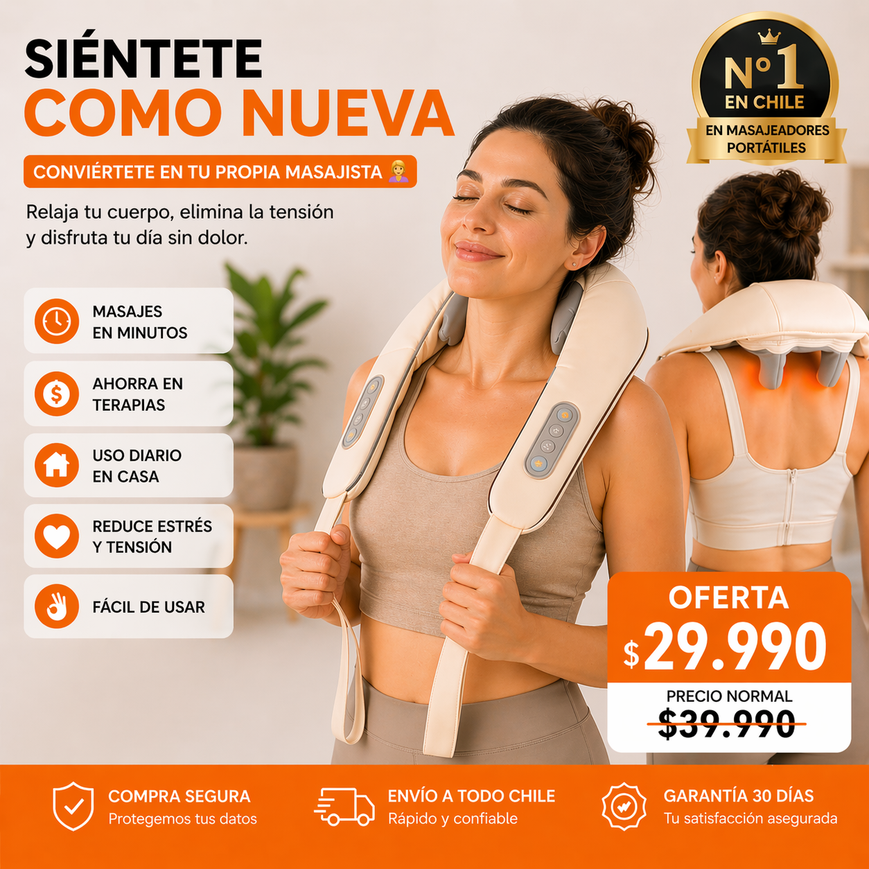 ThermaPulse™ — El masajista que vive en tu casa