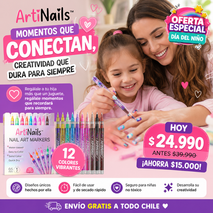 ArtiNails™ La Forma Más Divertida de Decorar sus Uñas