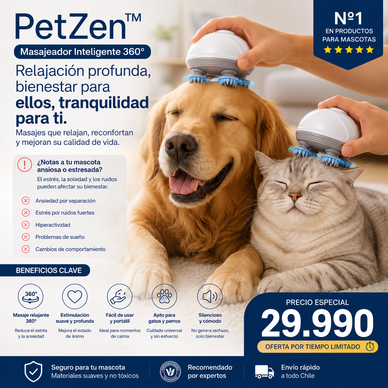 PetZen™ Ayuda a tu mascota a recuperar la calma y el bienestar que merece