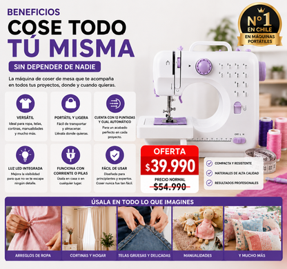SewiPro™12 Cose y repara tu ropa en casa sin gastar de más