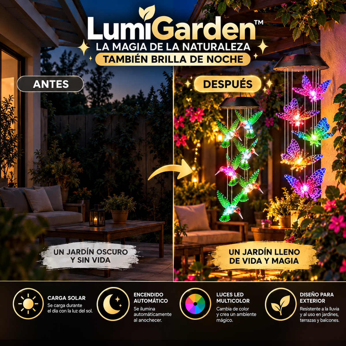 LUMIGARDEN™ LA MAGIA DE LA NATURALEZA TAMBIÉN BRILLA DE NOCHE