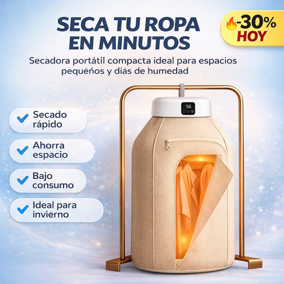 DryGo Pro™ Secador de Ropa Portátil 10kg Multi Uso