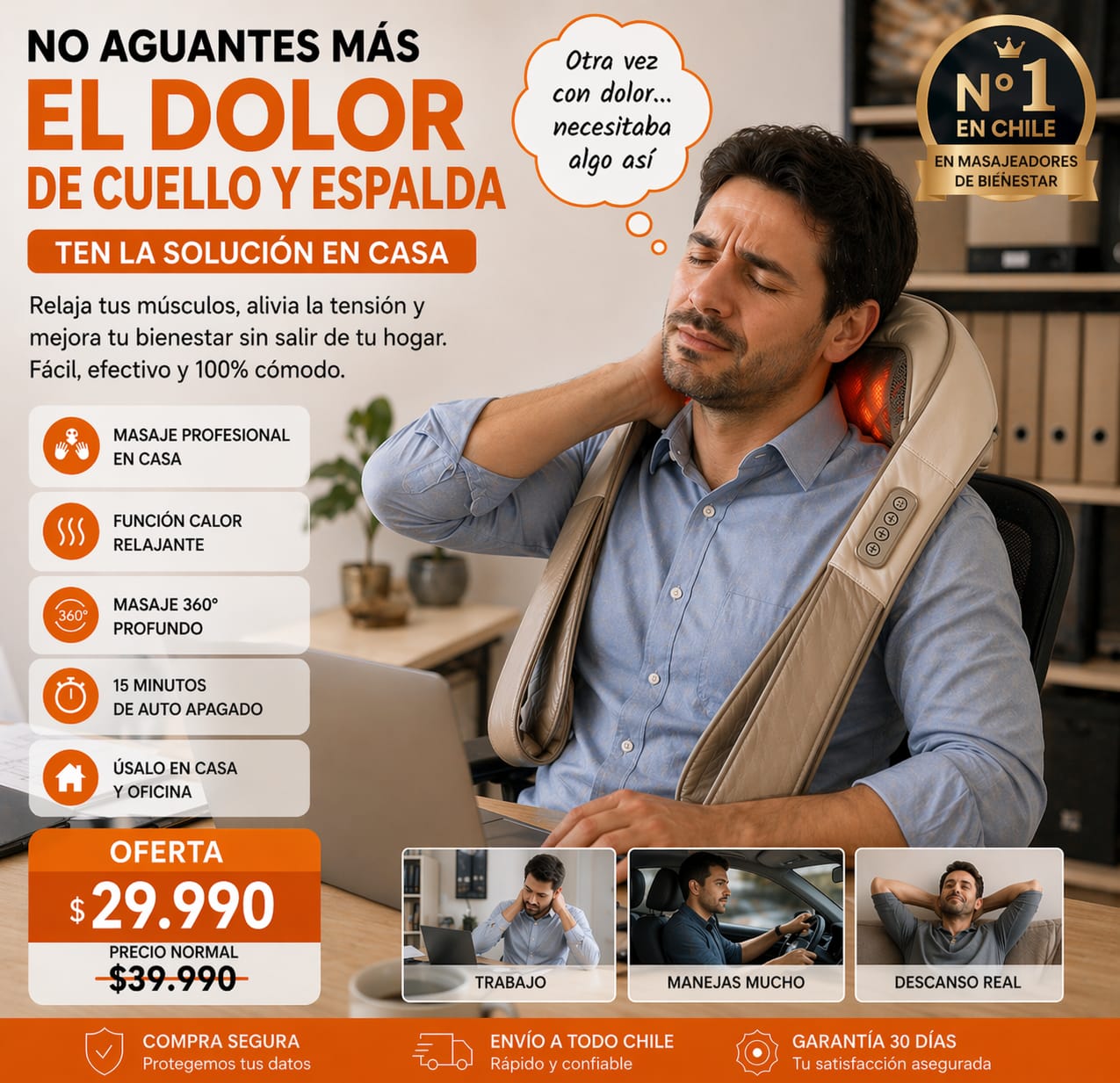 ThermaPulse™ — El masajista que vive en tu casa