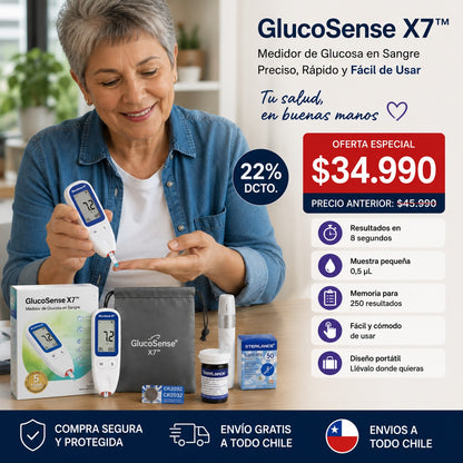 GlucoSense X7™ | Disfruta sin culpa, controla sin miedo