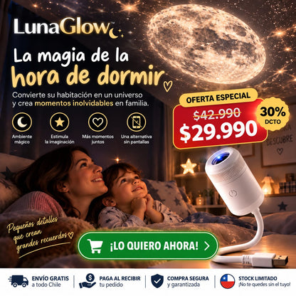 LunaGlow™ |LA MAGIA DE LA HORA DE DORMIR